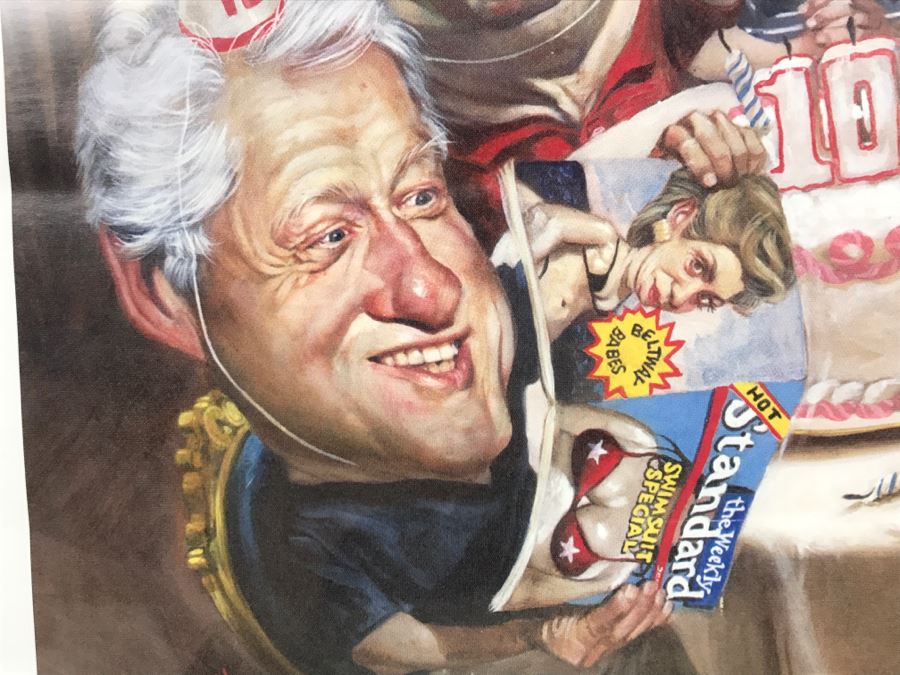 Presidential Parody Poster For Gala Weekly Standard 10th Anniversary Issue Sept. 19 2005 Hand Signed By Artist [Photo 12]