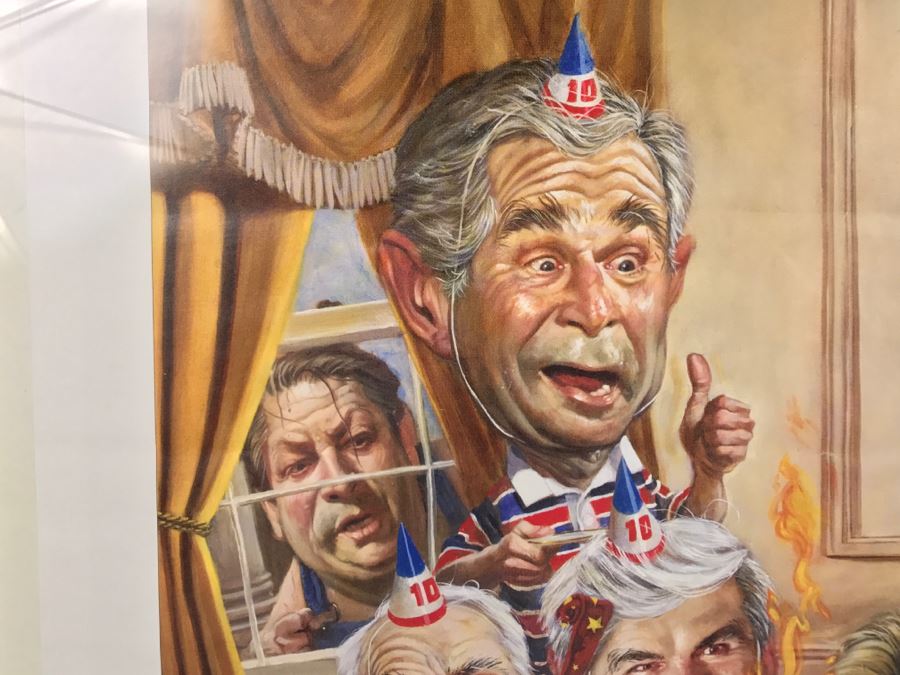 Presidential Parody Poster For Gala Weekly Standard 10th Anniversary Issue Sept. 19 2005 Hand Signed By Artist [Photo 4]
