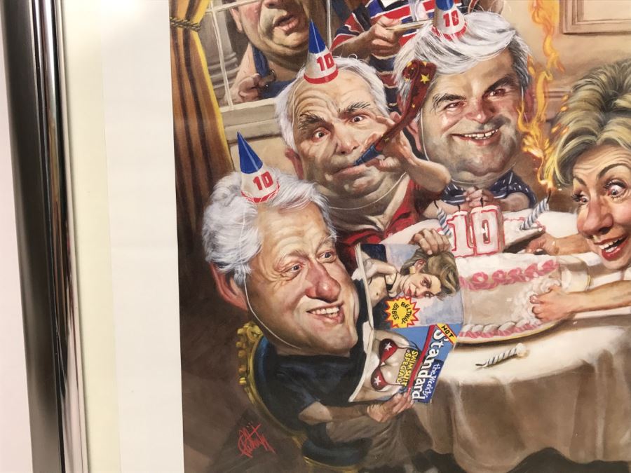 Presidential Parody Poster For Gala Weekly Standard 10th Anniversary Issue Sept. 19 2005 Hand Signed By Artist [Photo 10]