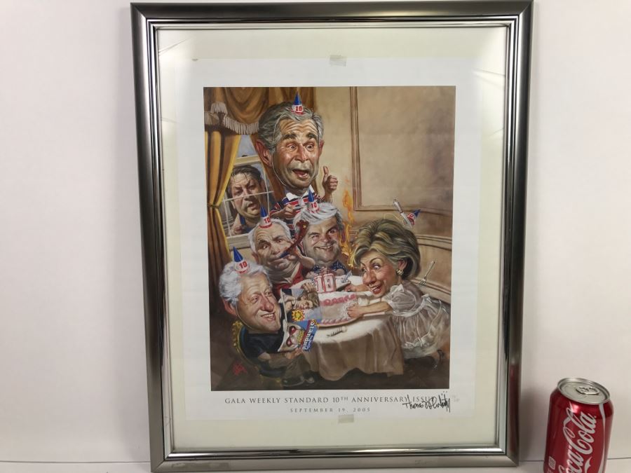 Presidential Parody Poster For Gala Weekly Standard 10th Anniversary Issue Sept. 19 2005 Hand Signed By Artist [Photo 2]