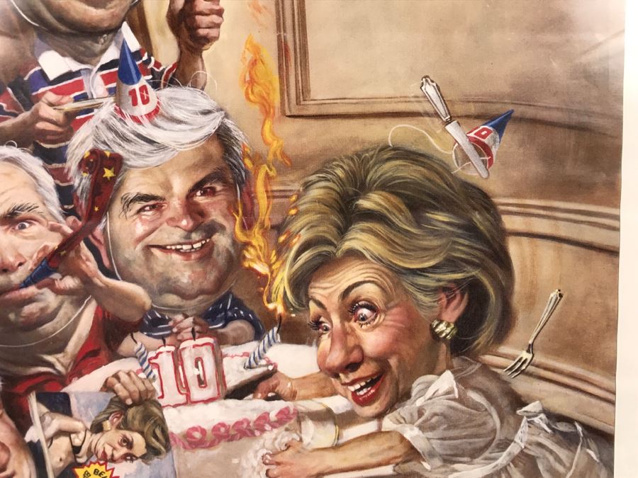 Presidential Parody Poster For Gala Weekly Standard 10th Anniversary Issue Sept. 19 2005 Hand Signed By Artist [Photo 8]