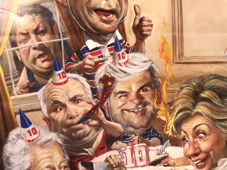 Presidential Parody Poster For Gala Weekly Standard 10th Anniversary Issue Sept. 19 2005 Hand Signed By Artist [Photo 7]