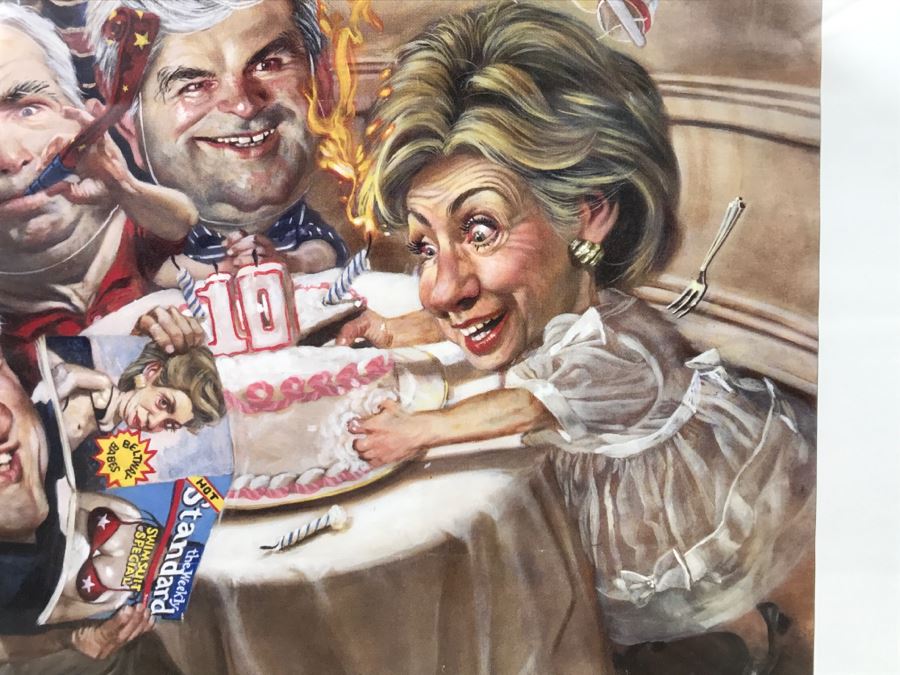 Presidential Parody Poster For Gala Weekly Standard 10th Anniversary Issue Sept. 19 2005 Hand Signed By Artist [Photo 9]