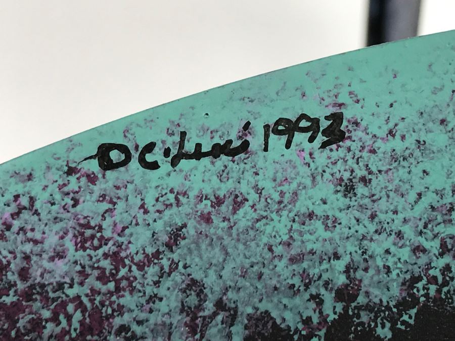 Large Metal Sculpture Signed Signature Illegible See Photos 30'H [Photo 2]