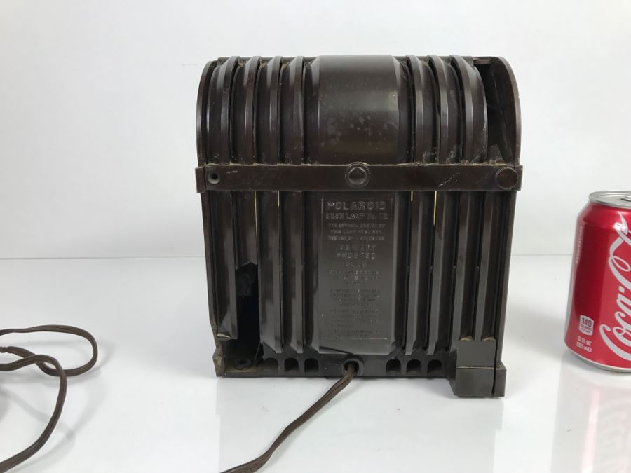 Rare Vintage Polaroid Desk Lamp No. 112 Note Condition Issues In Photos - Needs Rewiring [Photo 8]