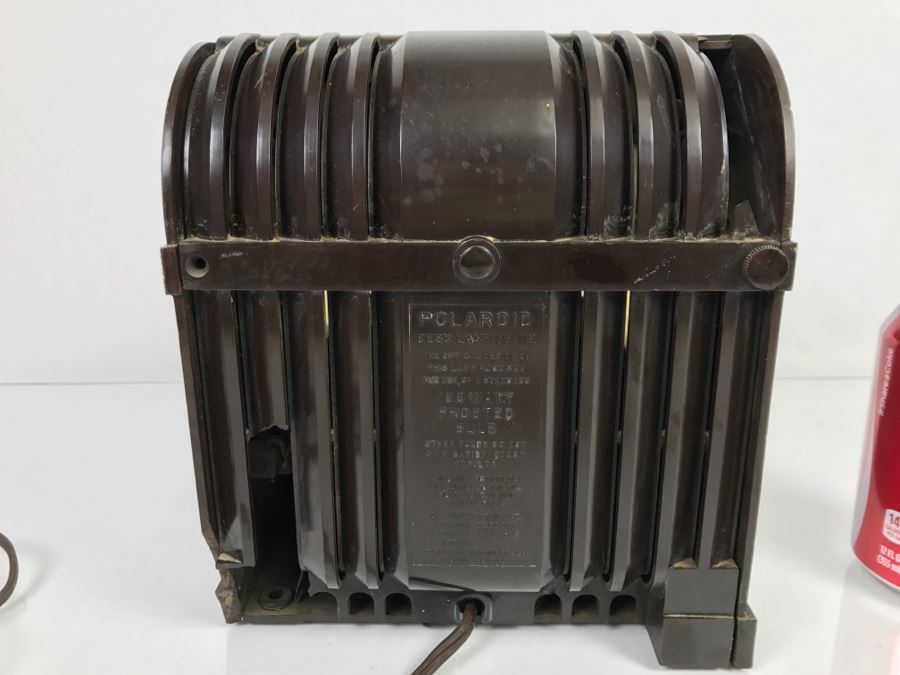 Rare Vintage Polaroid Desk Lamp No. 112 Note Condition Issues In Photos - Needs Rewiring [Photo 9]
