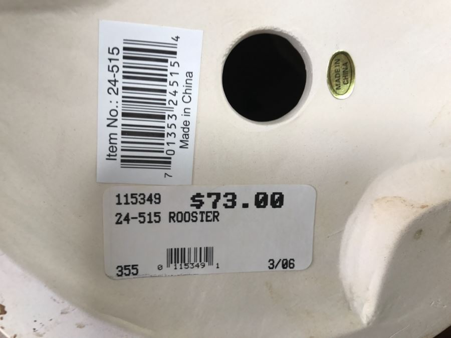 Set Of (3) Ceramic Roosters [Photo 11]