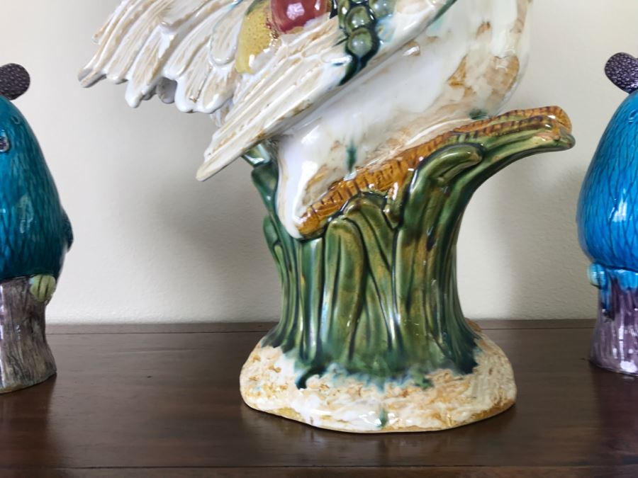 Set Of (3) Ceramic Roosters [Photo 9]