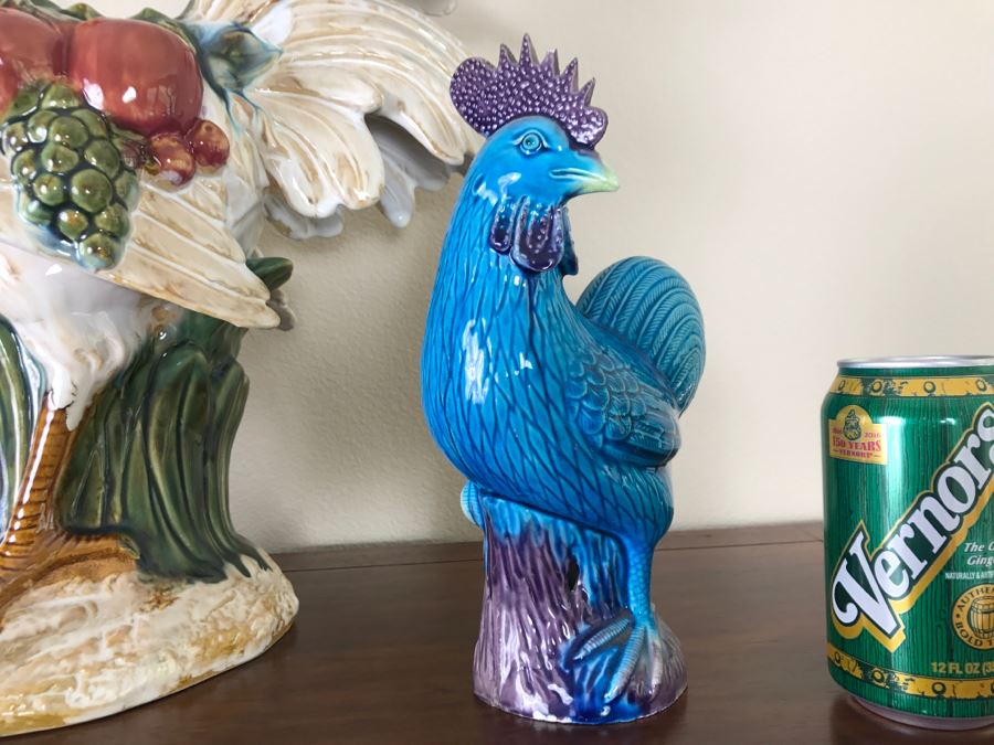 Set Of (3) Ceramic Roosters [Photo 6]