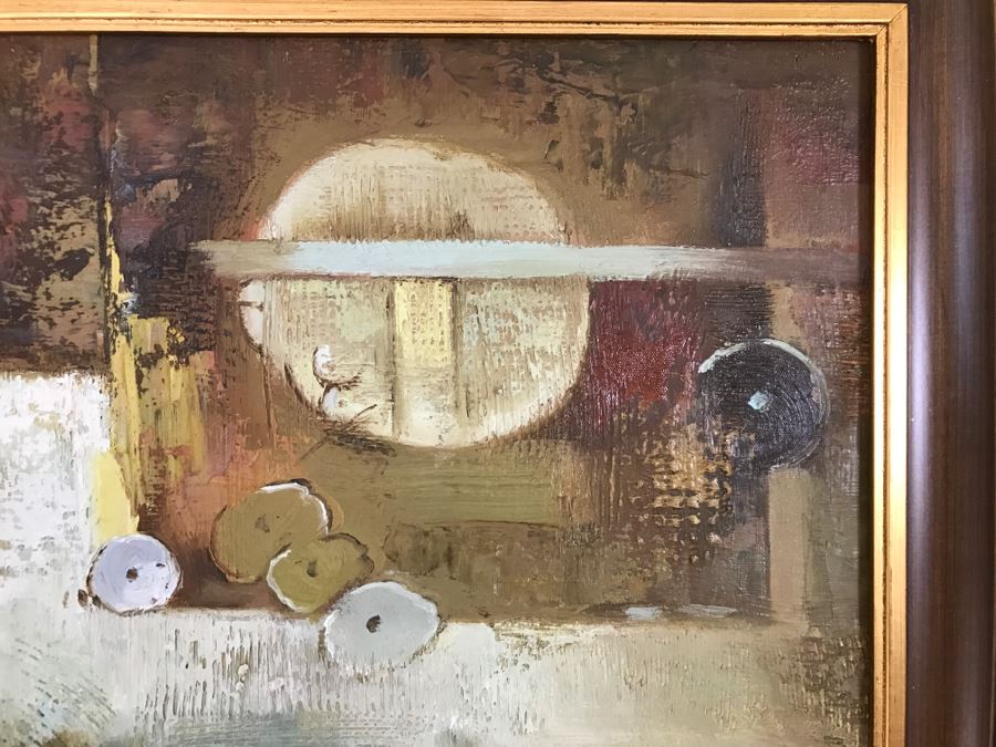 Abstract Still Life Oil Painting By Cole 42' X 30' [Photo 7]