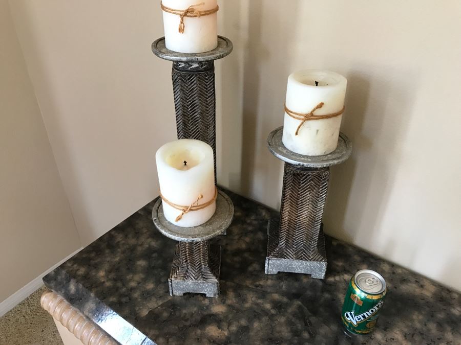 Set Of (3) Candle Holders