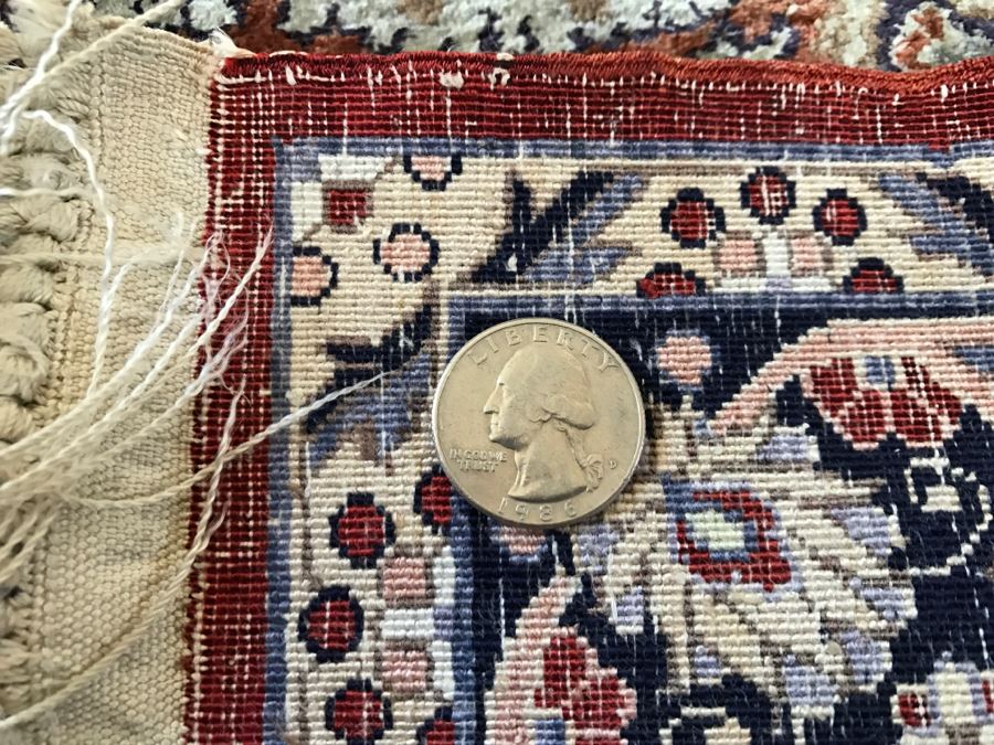 Finely Knotted Persian Silk Rug 51' X 25' [Photo 2]