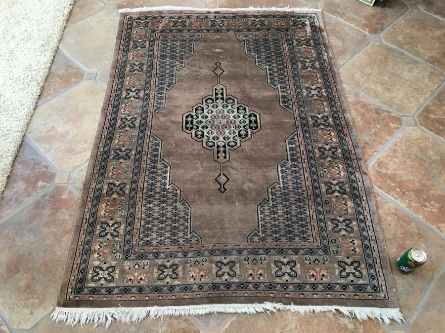 Signed Persian Hand Knotted Area Rug 6' X 49'W [Photo 5]