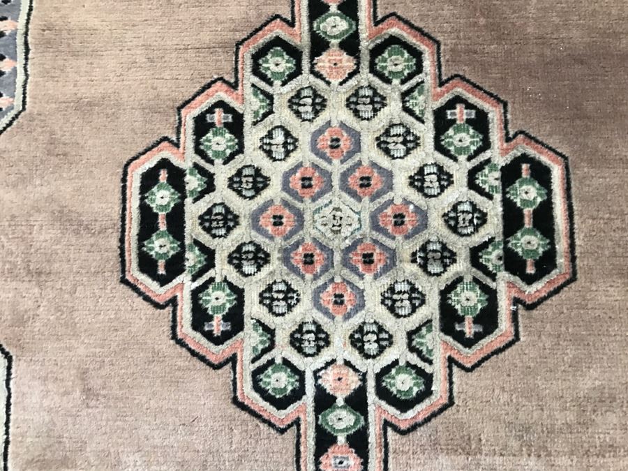 Signed Persian Hand Knotted Area Rug 6' X 49'W [Photo 8]