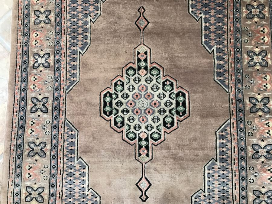 Signed Persian Hand Knotted Area Rug 6' X 49'W [Photo 7]