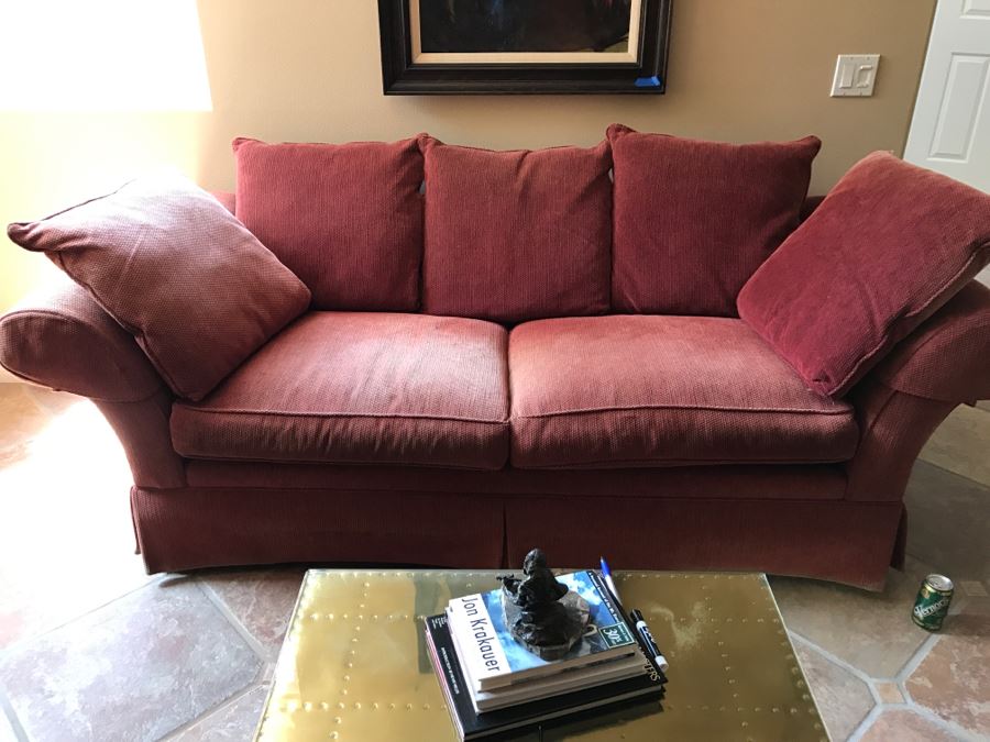 Ethan Allen Upholstered Sofa 89'W X 39'D x 28'H