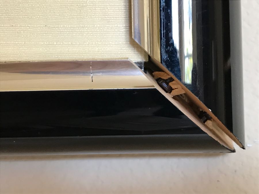 1991 Original Watercolor Painting Of Cowboy By Western Artist Manuel S. Franco (M. S. Franco) Note Damage To Bottom Of Frame [Photo 10]