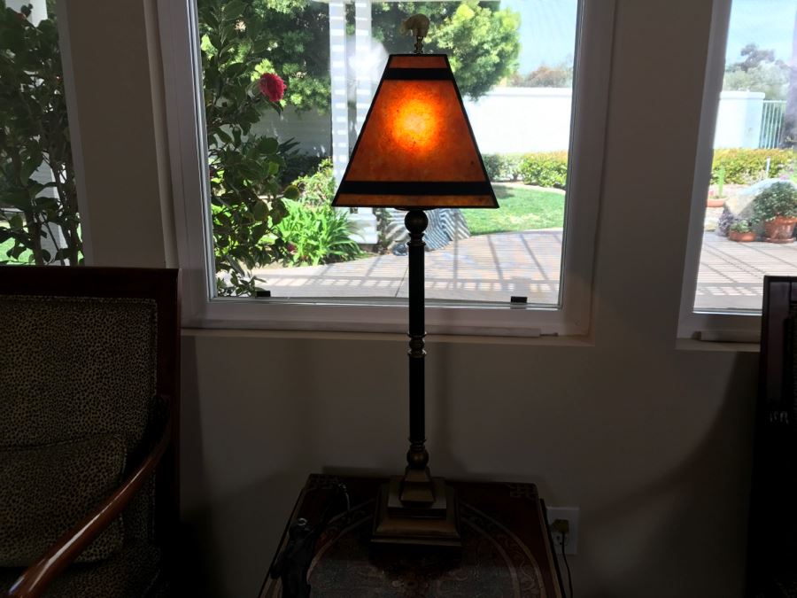 Table Lamp With Elephant Finial 33'H [Photo 2]