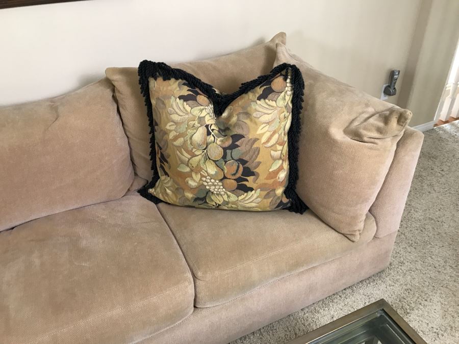 KREISS Upholstered Sofa With Modern Lines 105'W X 36'D X 28'H [Photo 10]