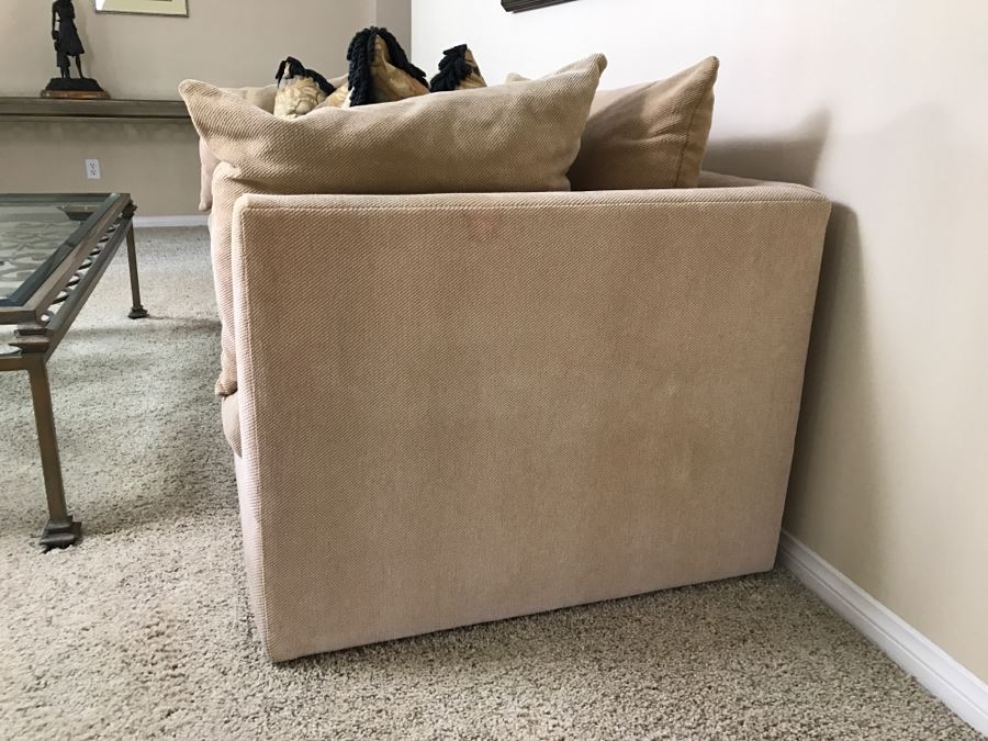 KREISS Upholstered Sofa With Modern Lines 105'W X 36'D X 28'H [Photo 6]