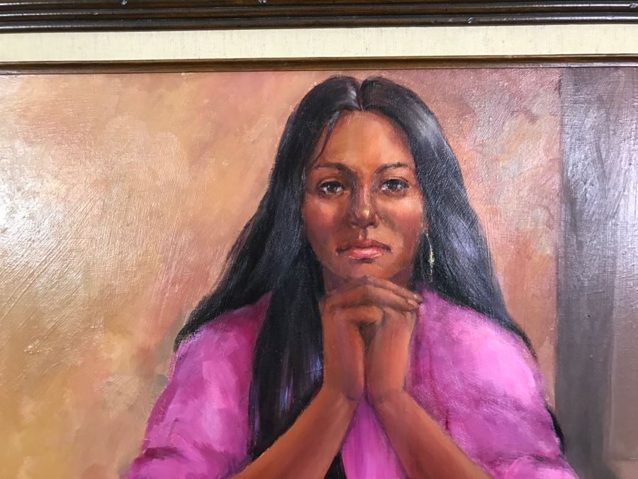 Original Oil Painting By Artist Renée 38' X 32' [Photo 4]