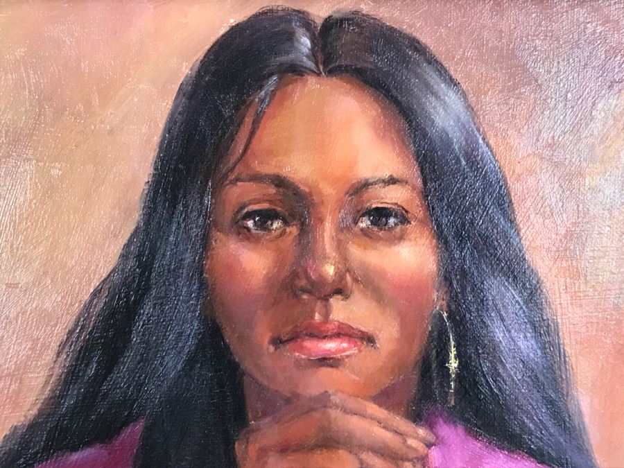 Original Oil Painting By Artist Renée 38' X 32' [Photo 6]