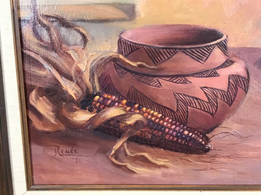 Original Oil Painting By Artist Renée 38' X 32' [Photo 7]