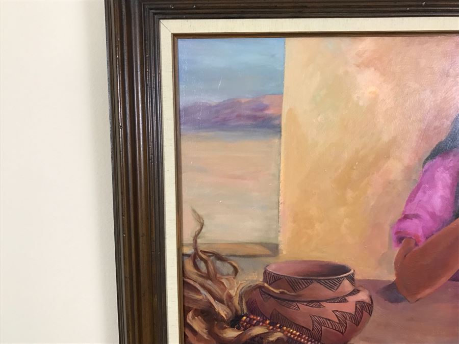 Original Oil Painting By Artist Renée 38' X 32' [Photo 9]