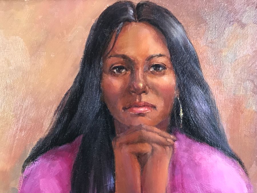 Original Oil Painting By Artist Renée 38' X 32' [Photo 5]