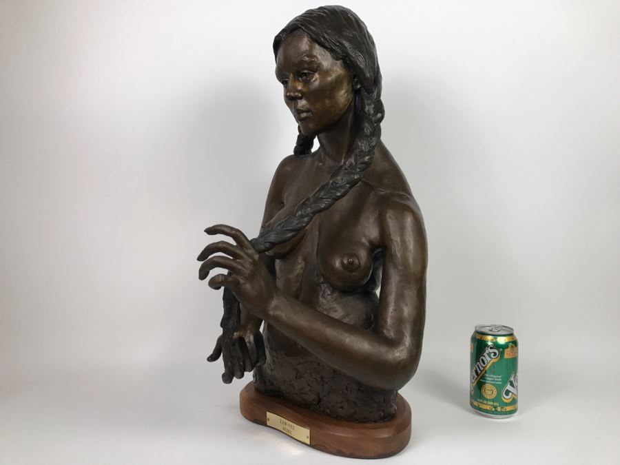 1988 Limited Edition Bronze Titled 'TAW-NEE' By Artist Renée 1 Of 15 15'W X 12'D X 23'H [Photo 10]