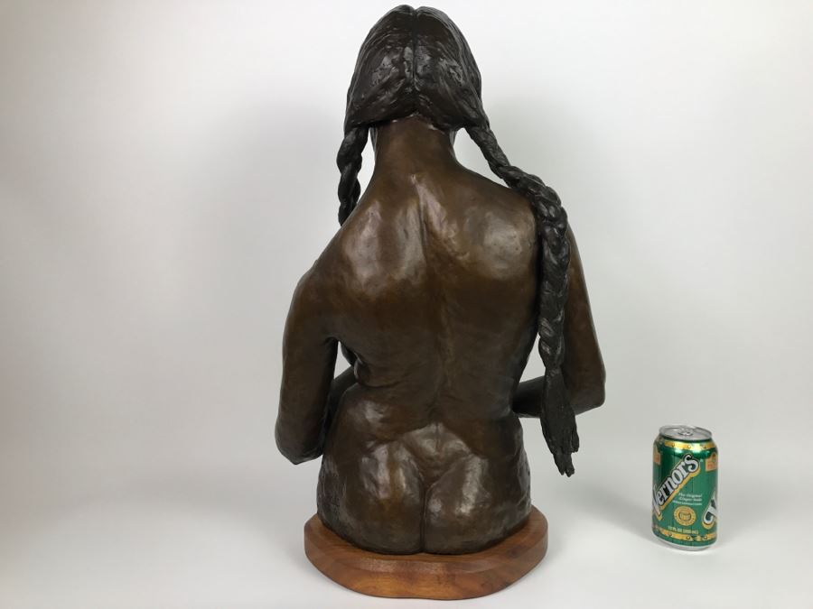 1988 Limited Edition Bronze Titled 'TAW-NEE' By Artist Renée 1 Of 15 15'W X 12'D X 23'H [Photo 2]