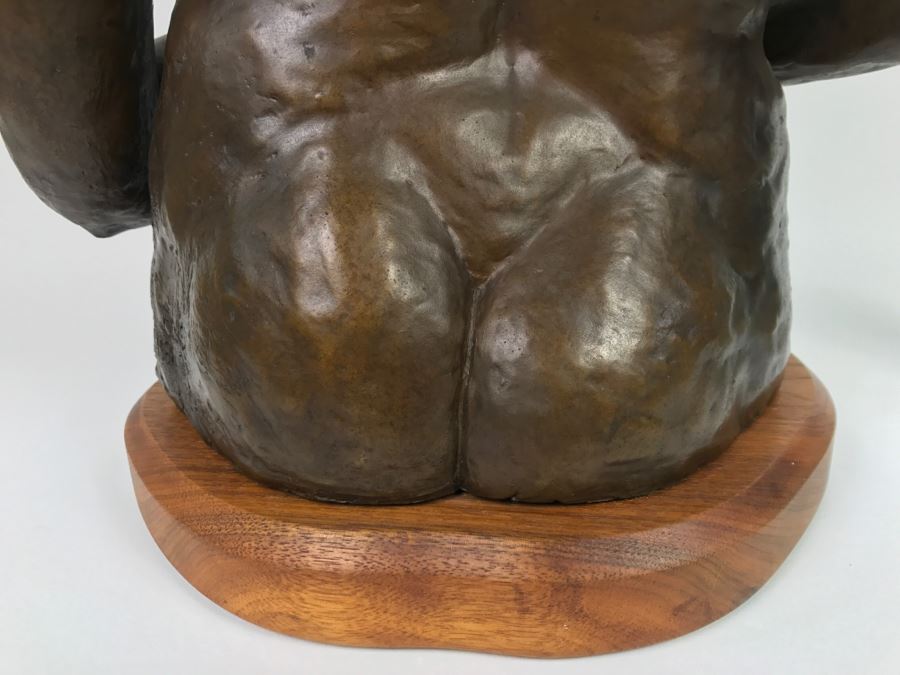 1988 Limited Edition Bronze Titled 'TAW-NEE' By Artist Renée 1 Of 15 15'W X 12'D X 23'H [Photo 19]