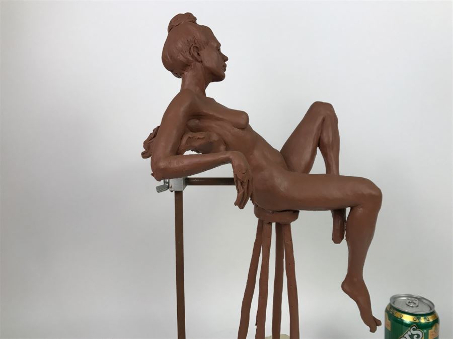 Original One-Of-A-Kind Clay Sculpture By Artist Renée 9'W X 11'D X 19'H [Photo 20]