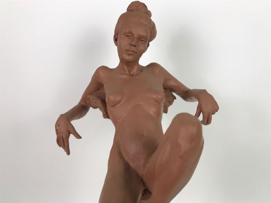 Original One-Of-A-Kind Clay Sculpture By Artist Renée 9'W X 11'D X 19'H [Photo 5]