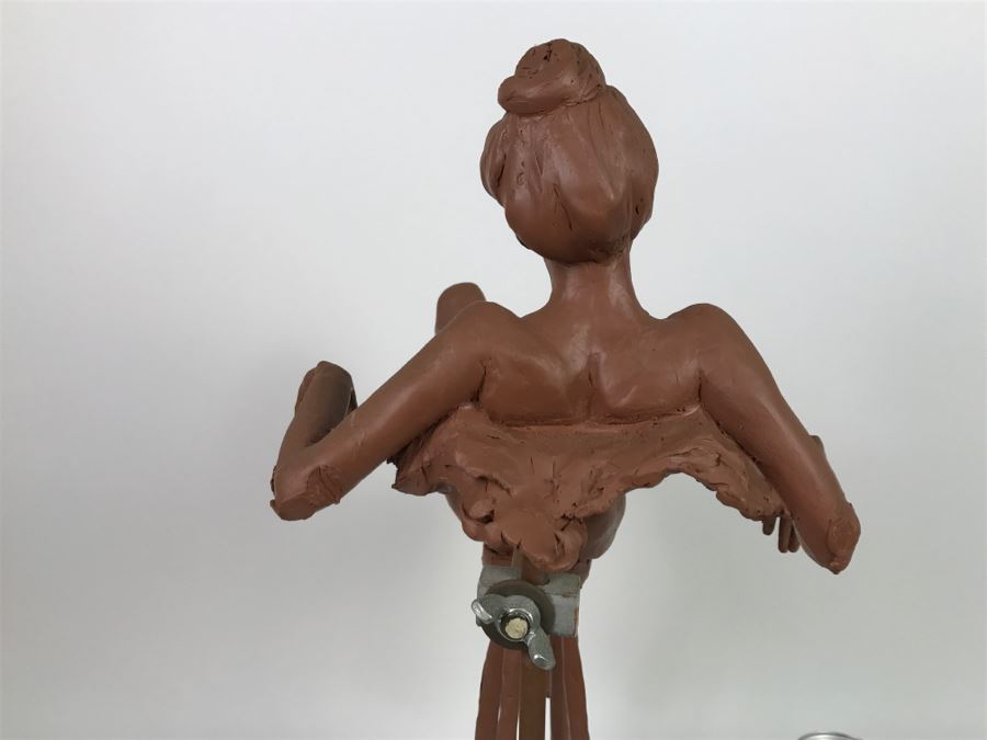 Original One-Of-A-Kind Clay Sculpture By Artist Renée 9'W X 11'D X 19'H