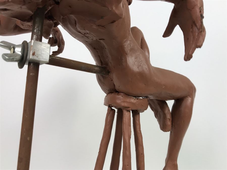 Original One-Of-A-Kind Clay Sculpture By Artist Renée 9'W X 11'D X 19'H [Photo 19]