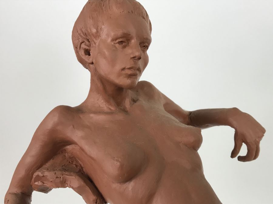 Original One-Of-A-Kind Clay Sculpture By Artist Renée 9'W X 11'D X 19'H [Photo 31]