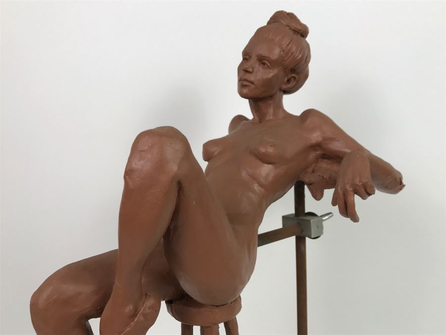 Original One-Of-A-Kind Clay Sculpture By Artist Renée 9'W X 11'D X 19'H [Photo 10]