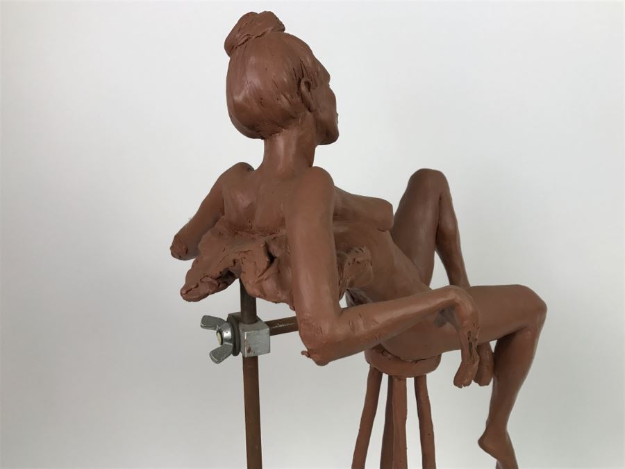 Original One-Of-A-Kind Clay Sculpture By Artist Renée 9'W X 11'D X 19'H [Photo 18]