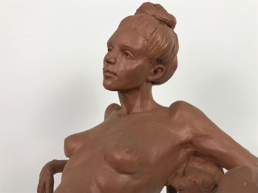 Original One-Of-A-Kind Clay Sculpture By Artist Renée 9'W X 11'D X 19'H [Photo 12]