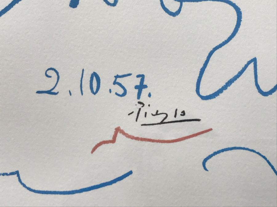 1988 Pablo Picasso Limited Edition Lithograph Print Titled 'Picador' 367 Of 420 29' X 35' [Photo 9]