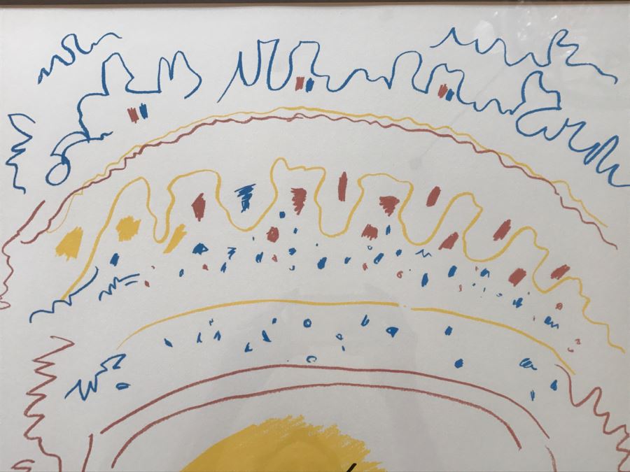 1988 Pablo Picasso Limited Edition Lithograph Print Titled 'Picador' 367 Of 420 29' X 35' [Photo 7]