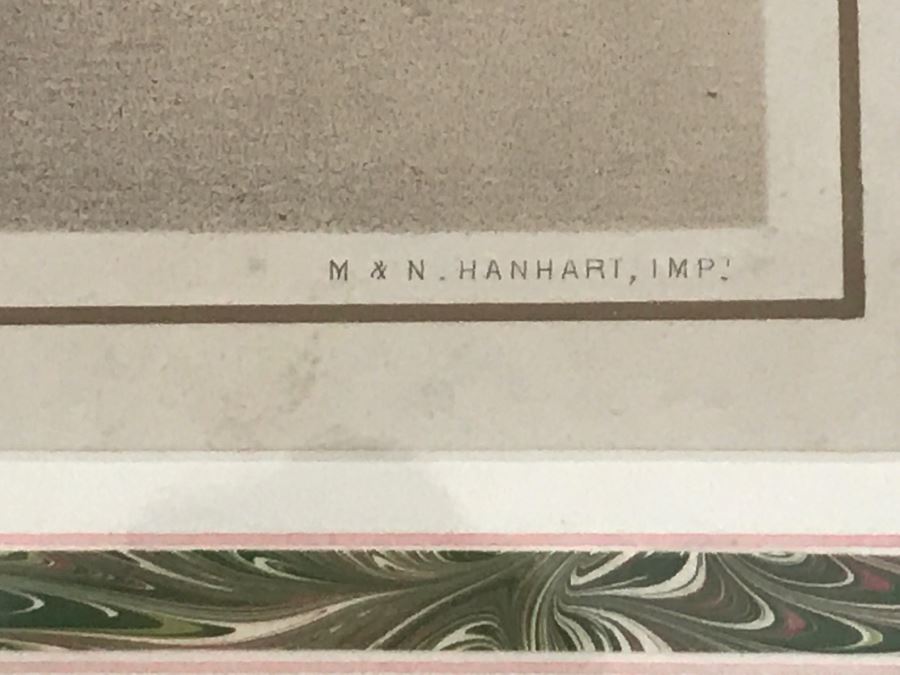 Framed Lithograph Of Lady In Wedding Dress By J. Brandard M & N Hanhart 13' X 17' [Photo 7]