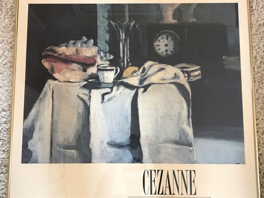 Framed CEZANNE The Early Years 1859-1872 National Gallery Of Art Washington Poster From 1989 [Photo 2]