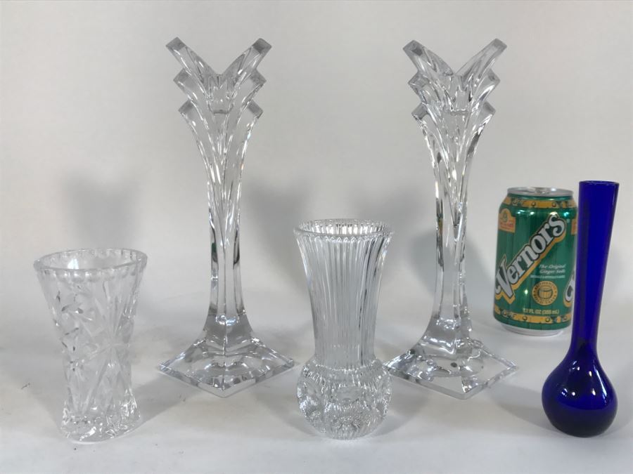 Candlestick And Vase Lot