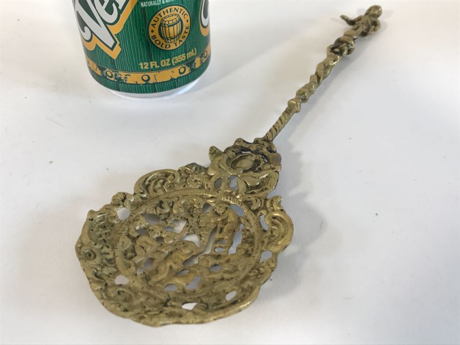 Bordini Italy Brass Spoon [Photo 1]