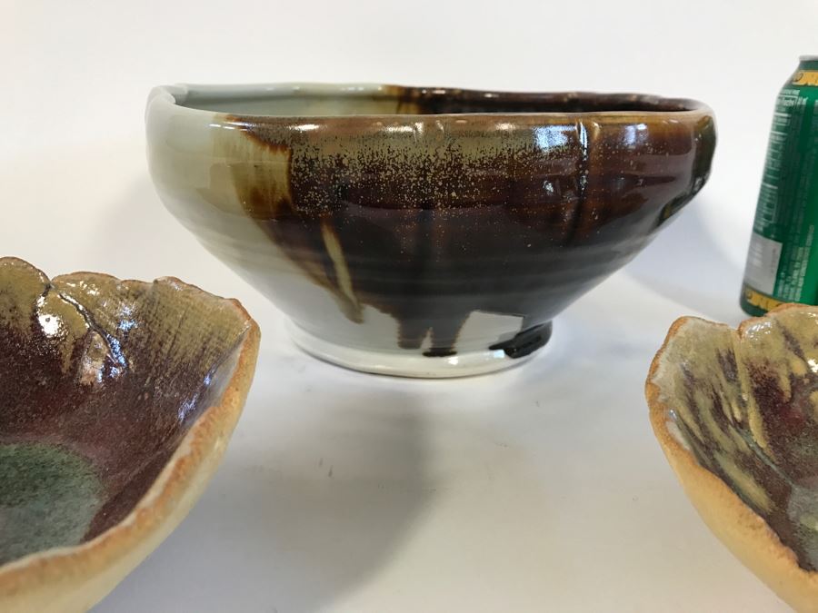 (3) Signed Pottery Bowls [Photo 5]