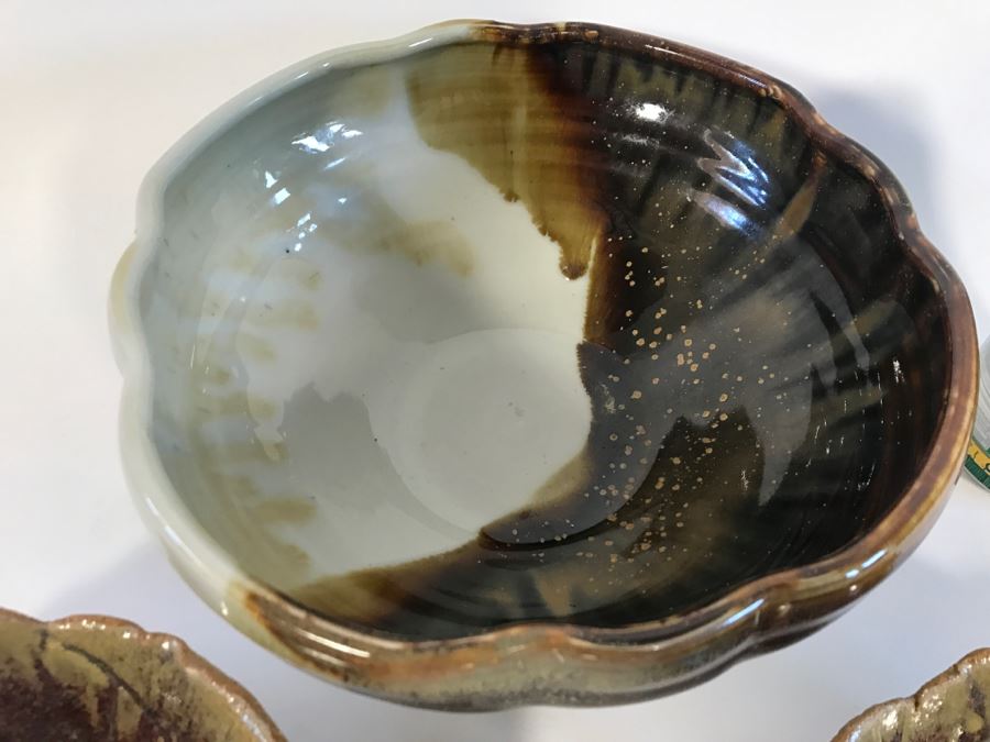 (3) Signed Pottery Bowls [Photo 3]