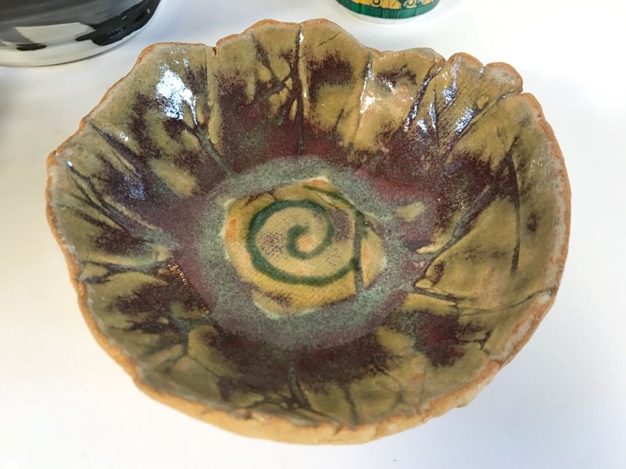 (3) Signed Pottery Bowls [Photo 6]