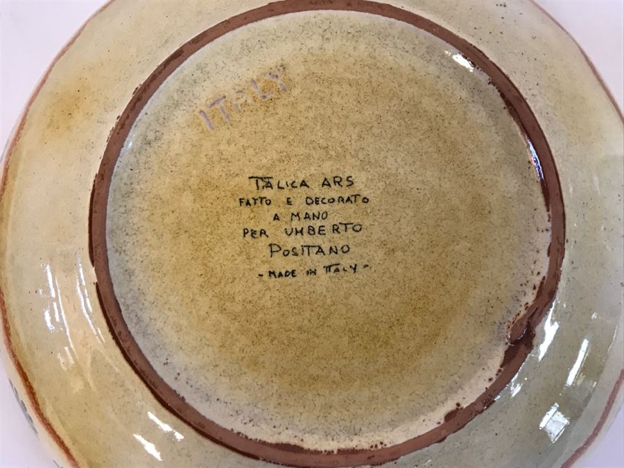 Italian Salad Bowl With Fork And Spoon Talica Ars Positano [Photo 7]